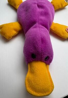 Ty Beanie Baby Patti the Platypus 1993 Style 4025 Original 9 PVC Pellets 2 Tag